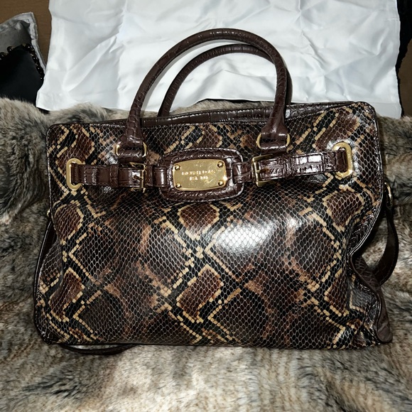 Michael Kors Python Purse - Picture 2 of 7